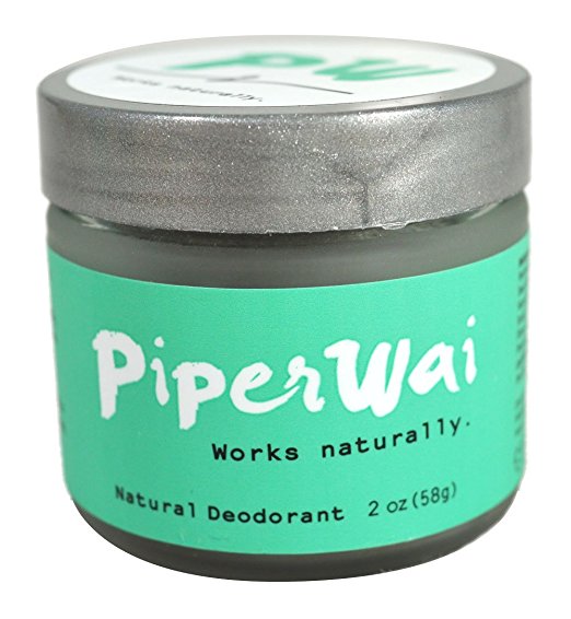 PiperWai Natural Deodorant - 2 Jar Pack