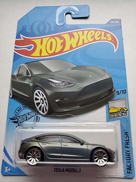 Hot Wheels 2020 Factory Fresh Tesla Model 3, Gray 112/250