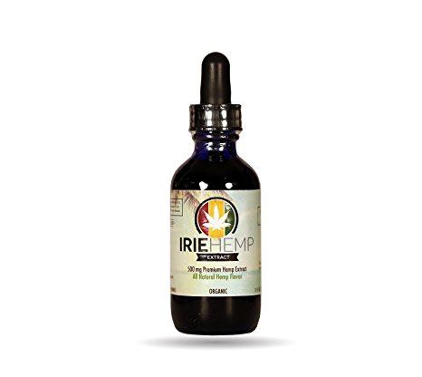 Irie Hemp Company 500mg Extract Blended Lovingly in Organic Hemp Oil - 2oz (Natural Flavor)