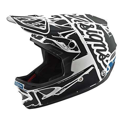 Troy Lee Designs D3 Fiberlite US Helmet: Mono