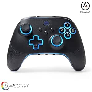 PowerA OPS v3 Pro Wireless Controller for PC and Cloud Gaming with Lumectra, gamepad, gaming controller, works Windows 10/11, Charging stand included, Customizable PC HQ App