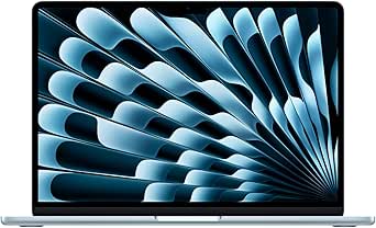 Apple MacBook Air (13", Apple M4 Chip mit 10‑Core CPU und 8‑Core GPU, 16GB Gemeinsamer Arbeitsspeicher, 256 GB) - Himmelblau