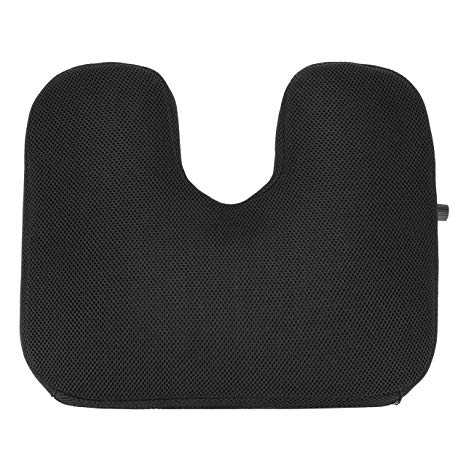 Travelon Self Inflating Seat Cushion, Black, One Size