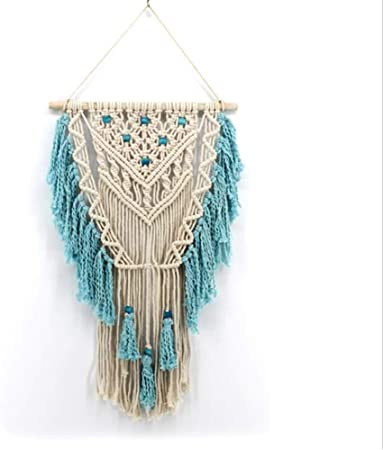 YIZUNNU Tapestry Macrame Wall Hanging Hand Woven Pendant Home Decoration,17.7x30 Inch