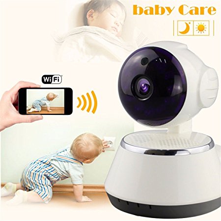 Wireless Baby Monitor, M.Way Video Baby Wifi Monitor HD 720P Remote Home Security Network CCTV IP Camera Night Vision WIFI Webcam