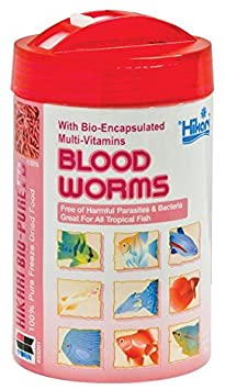 Hikari Bio-Pure Freeze Dried Blood Worms for Pets, 0.42-Ounce