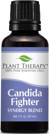 Candida Fighter Synergy Essential Oil Blend. 30 ml (1 oz) 100% Pure, Undiluted, Therapeutic Grade. (Blend of: ea Tree, Lemon & Oregano)