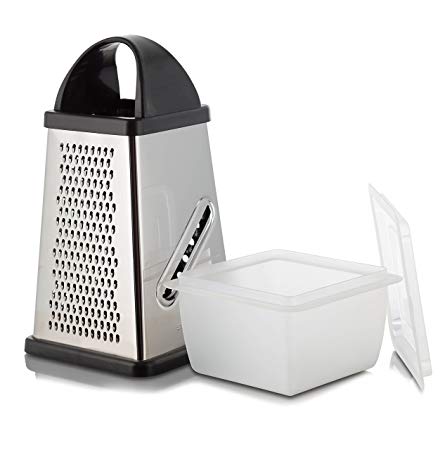 Kitchen Winners K-0103 4-Sided Box Grater with Storage Container