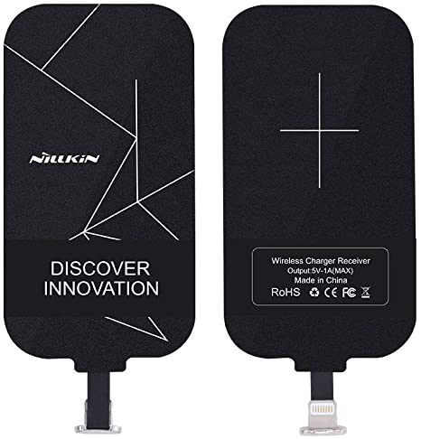 Nillkin Wireless Qi Receiver for iPhone 7/iPhone 6/6S/iPhone SE/5/5s/5c, Ultra Thin Universal Wireless Charging Receiver for Qi Charging Pad