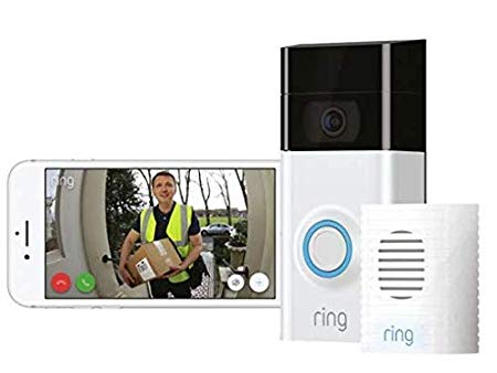 Ring Video Doorbell 2 And Chime Bundle