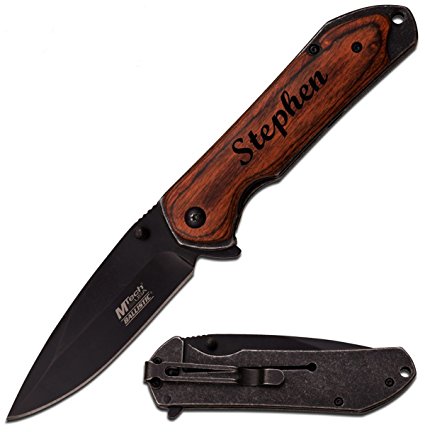 Free Engraving - Personalized MTech USA Knife Folding Knife