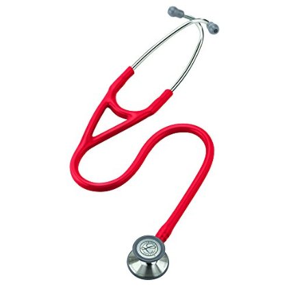 3M Littmann Cardiology III Stethoscope, Red Tube, 27 inch, 3140