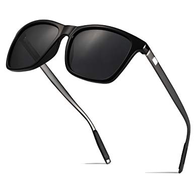 BOYOU Mens Retro Wayfarer Polarized Sunglasses UV protection Sunglasses for men
