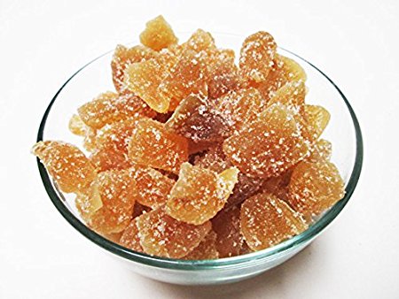 Crystallized Candied Ginger Chunks-Unsulfured, 2.5 pound. Free Shipping !