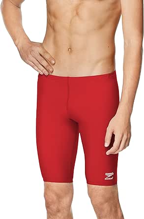 Speedo Men's Swimsuit Jammer Endurance  Solid USA Adult