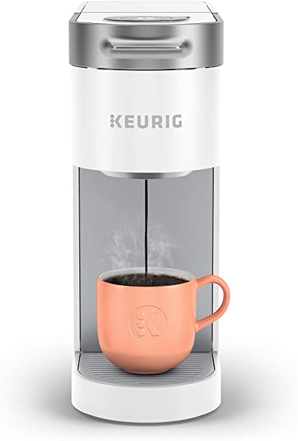 Keurig K-Slim Coffee Maker, Single Serve K-Cup Pod Coffee Brewer, 8 to 12oz. Brew Sizes,White