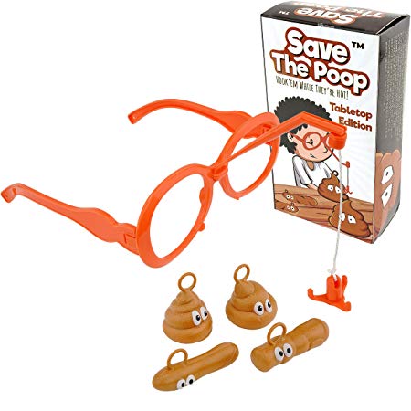 Save The Poop!  Get The Hilarious Poop Game Perfect White Elephant Gag Gift for Poop Emoji Lovers - Poop Games and Toys