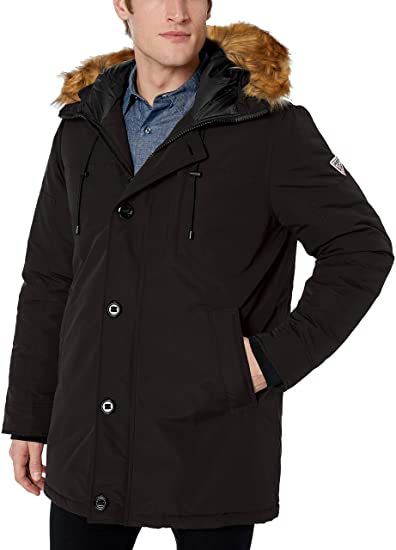 GUESS Men's Heavy Weight Parka Jacket