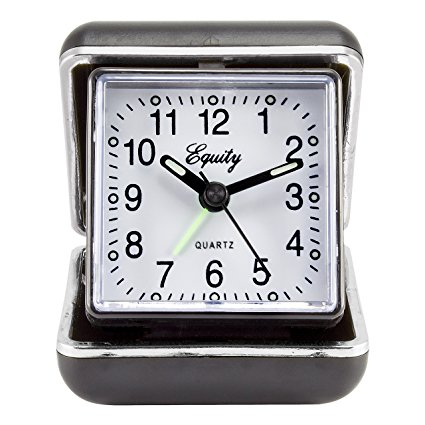 Equity by La Crosse 20080 Folding Travel Quartz Alarm Clock