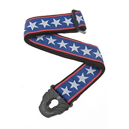 Planet Waves Planet Lock Guitar Strap - Stars & Stripes