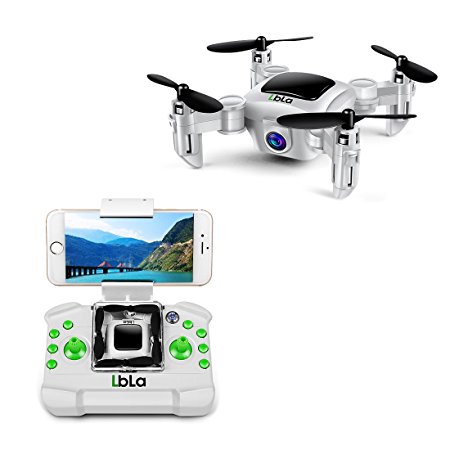 Mini Foldable Pocket RC Drone, FPV 6-Axis Gyro Altitude Hold RC Quadcopter with HD WiFi Real-time Transmission Camera