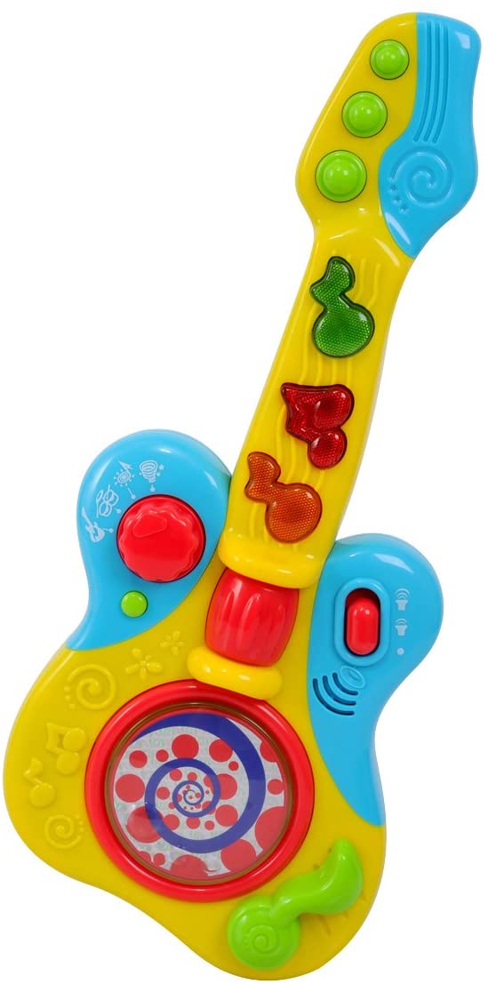 PlayGo Cute Baby Guitar Kids Developmental Musical Instrument - Musical Toy for Toddlers Kid Musical Guitar Band Toddlers - Toy for Boys and Girls