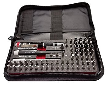 Wiha 75971 Master Tech Micro Bit Set with Travel Case, 68-Piece