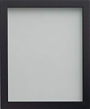 Frame Company Photo Frame, MDF, Black, 20x16 inch fitted with perspex