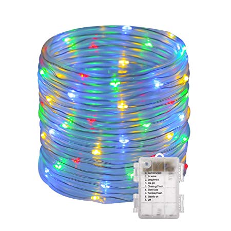 32.8ft Led Fairy String Lights by Toums-UNI, Firefly Outdoor Lights, Seasonal Indoor Lights, Decoration Waterproof Cooper Lights (10m/32.8ft no Batteries, Multi Color)