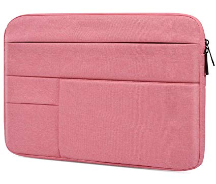 14-15 Inch Waterproof Laptop Sleeve Case for MacBook Pro 15 2017, Dell XPS 15, Acer Chromebook 14, Lenovo Yoga 910/920, ASUS VivoBook, Dell Lenovo ASUS Toshiba Notebook 14 inch Bag, Rose Quartz