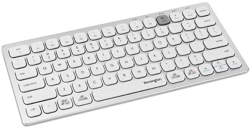 Kensington Multi-Device Dual Wireless Compact Keyboard - Silver (K75504US)