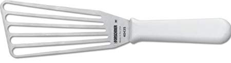 Victorinox 3-Inch by 6-Inch Chef's Slotted Fish Turner Head, White Poly Handle