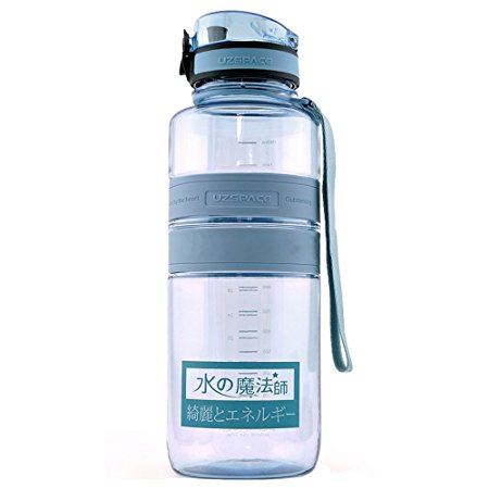 Uzspace Hydration Tritan BPA-free Sports Water Bottle