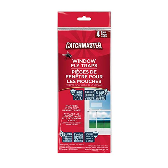 Catchmaster 904 Clear Window Fly Trap - 1 pack of 4 traps