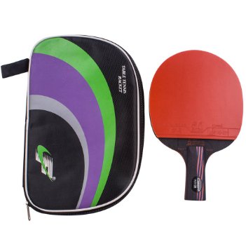 Caleson Table Tennis Racket with Double Carbon Blade .Including Racket Bag