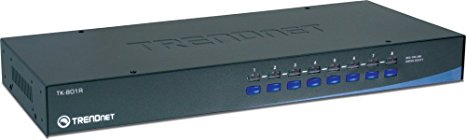 TRENDnet 8-Port PS2 Rack Mount KVM Switch, TK-801R