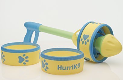 HurriK9 100  Foot Flying Ring Launcher Dog Fetch Toy