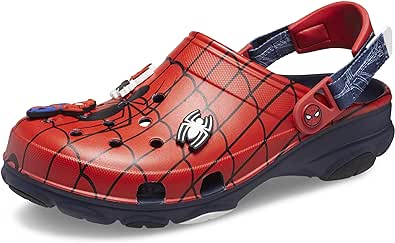 Crocs Unisex-Adult Marvel Superhero Clogs, Spiderman, Black Panther and Captain America Shoes