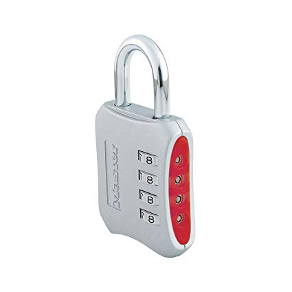 Master Lock 653D Set Your Own Combination Padlock, 1 Pack, Assorted Colors