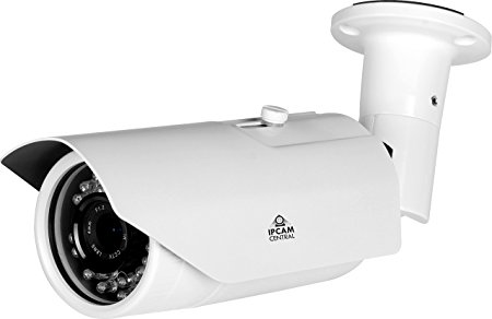 Ipcc-9605e - 4x Optical Zoom (2.8-12mm), AutoFocus, Hd 1.3 Mega Pixel, Ip66 Metal, POE Bullet Camera with 120ft Ir Nightvision,ONVIF, Synology, Blueiris Compatible - Color White