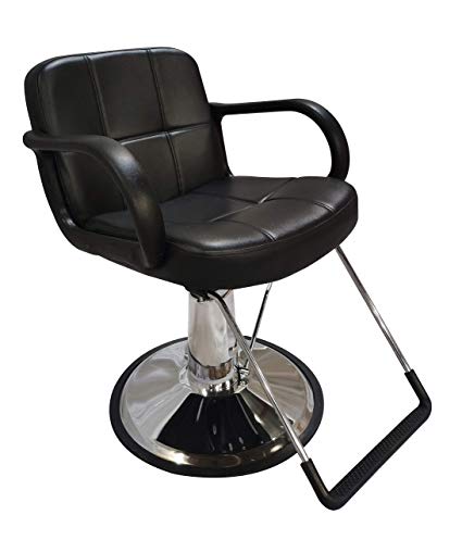 BarberSharper Hydraulic Barber Chair Salon SPA Styling Beauty Equipment (Black)