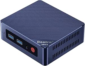 Beelink MINIS13 PRO Mini PC with Processor N150,16G DDR4 500G SSD Mini Desktop Computer, WiFi6, 1000M LAN, BT5.2 Dual HDMI Business Mini Computer