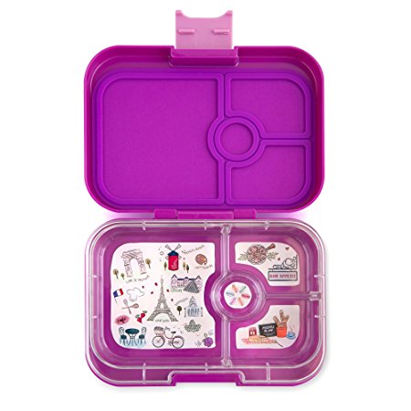 Yumbox Leakproof Bento Lunch Box Container (Bijoux Purple) for Kids and Adults