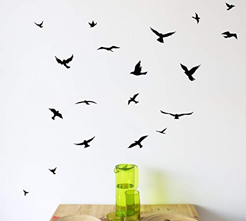 Flock of Birds wall decal set