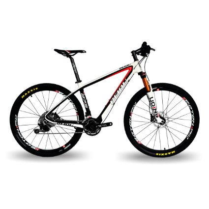 BEIOU Carbon Fiber 650B Mountain Bike 27.5-Inch 10.7kg T800 Ultralight Frame 30 Speed SHIMANO M610 DEORE MTB Matte 3K CB20