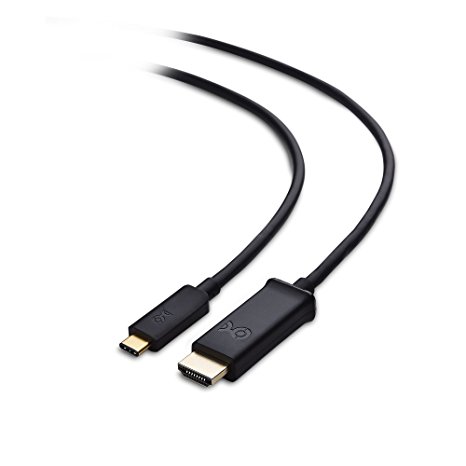Cable Matters USB-C to HDMI Cable (Thunderbolt 3 Port Compatible) in Black 6 ft/1.8m Supporting 4K 60Hz