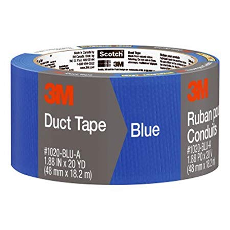 Scotch Durable Duct Tape, Blue, 20-Yard