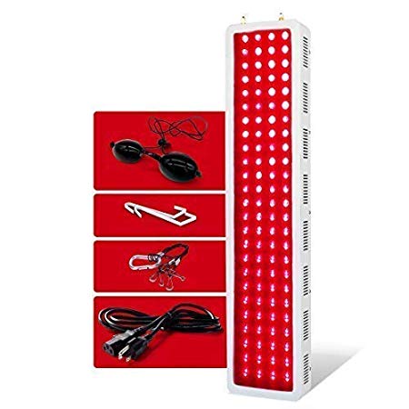 KissMeEssentials Red Light Therapy Lamp - Ultimate - Professional Strength Infrared Light Therapy - Aids Muscle Recovery, Skin Conditions, and Relaxation - 200 LED Lights