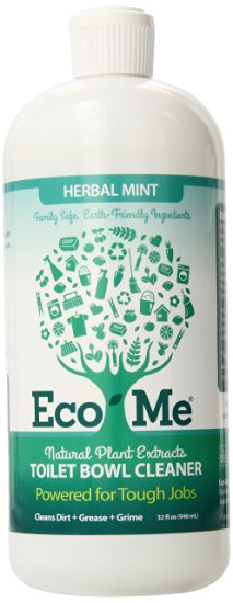 Eco-Me Toilet Bowl Cleaner, Herbal Mint, 32 Fluid Ounce
