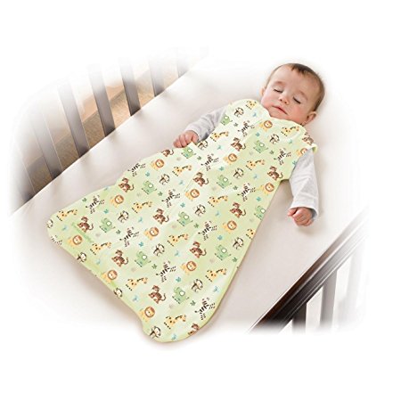 Summer Infant Swaddleme Sacks, Graphic Jungle Green, Medium (Discontinued by Manufacturer)